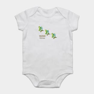 Silvereye TAUHOU New Zealand Bird Baby Bodysuit